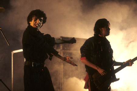 Musikvideo-Dreharbeiten mit Killing Joke in London