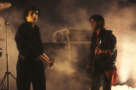 Musikvideo-Dreharbeiten mit Killing Joke in London