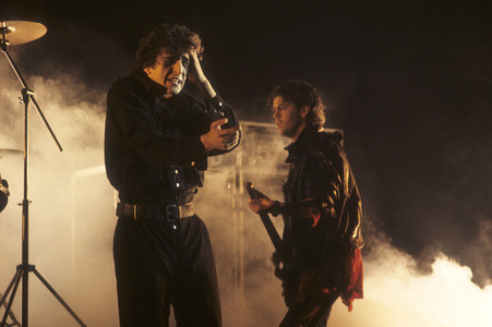 Musikvideo-Dreharbeiten mit Killing Joke in London