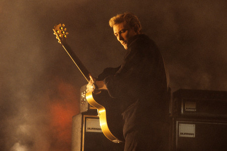 Musikvideo-Dreharbeiten mit Killing Joke in London