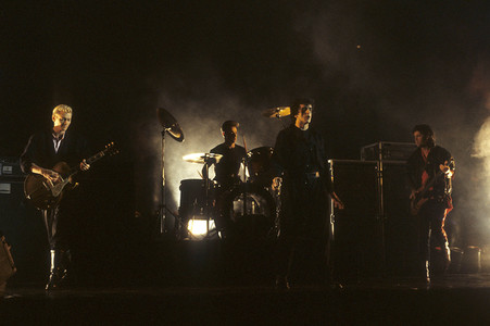 Musikvideo-Dreharbeiten mit Killing Joke in London