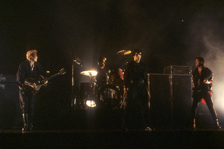 Musikvideo-Dreharbeiten mit Killing Joke in London