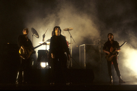 Musikvideo-Dreharbeiten mit Killing Joke in London