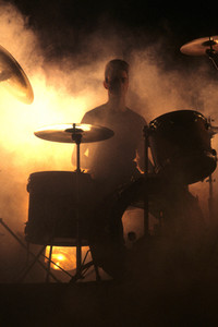 Musikvideo-Dreharbeiten mit Killing Joke in London