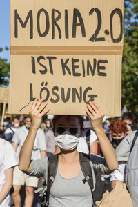 Demonstration 'Es reicht! - Wir haben Platz' in Berlin