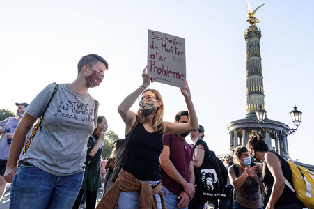 Demonstration 'Es reicht! - Wir haben Platz' in Berlin