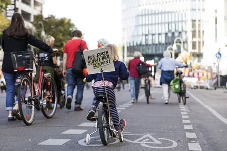 Demonstration 'Es reicht! - Wir haben Platz' in Berlin