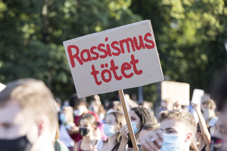 Demonstration 'Es reicht! - Wir haben Platz' in Berlin