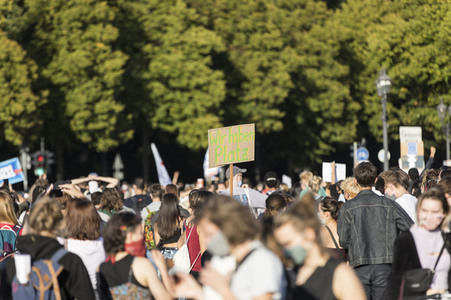 Demonstration 'Es reicht! - Wir haben Platz' in Berlin
