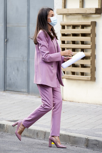 Königin Letizia von Spanien bei der AECC in Madrid