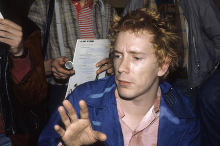 Pressetermin mit John Lydon in London