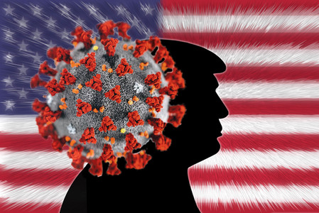 Symbolfoto Trump-Corona