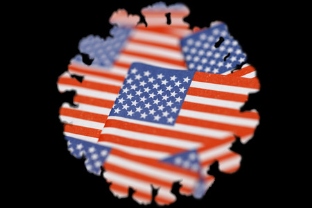 Symbolfoto Corona-USA