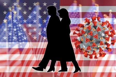 Symbolfoto Trump-Corona