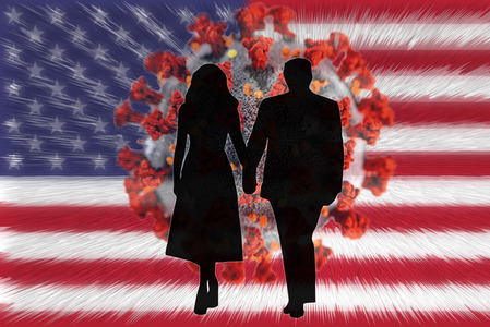 Symbolfoto Trump-Corona