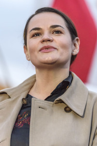 Demo für die Belarus Opposotionsbewegung in Berlin