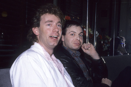 Pressekonferenz mit Sharpe & Numan in London