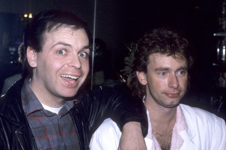 Pressekonferenz mit Sharpe & Numan in London