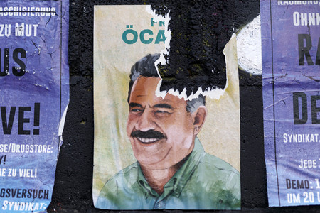 Symbolfoto Öcalan-Plakat