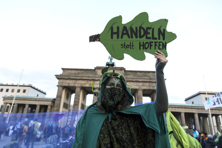 Protestaktion von Exctinction Rebellion in Berlin