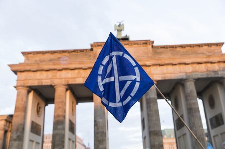 Protestaktion von Exctinction Rebellion in Berlin
