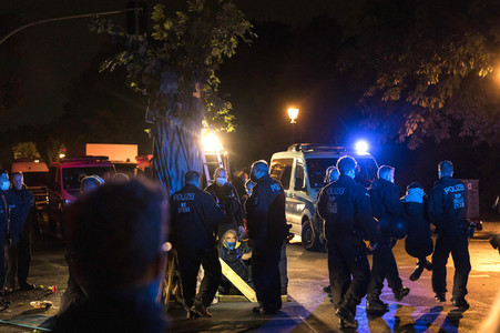 Protestaktion von Exctinction Rebellion in Berlin