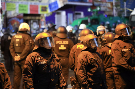 Räumung des Wohnprojektes Liebig 34 in Berlin