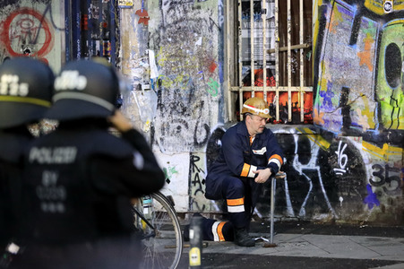 Räumung des Wohnprojektes Liebig 34 in Berlin