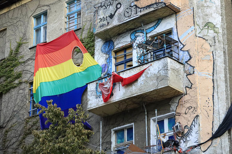 Räumung des Wohnprojektes Liebig 34 in Berlin