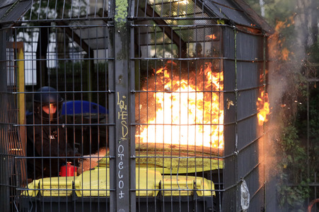 Räumung des Wohnprojektes Liebig 34 in Berlin