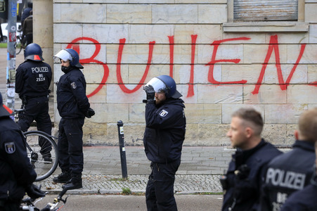 Räumung des Wohnprojektes Liebig 34 in Berlin