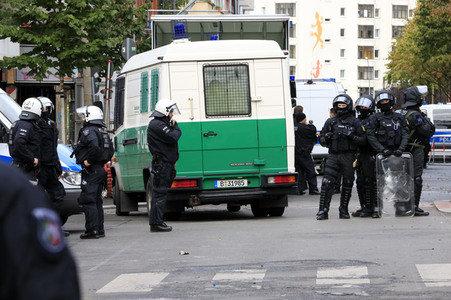 Räumung des Wohnprojektes Liebig 34 in Berlin