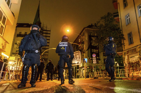 Räumung des Hausprojekts Liebig 34 in Berlin