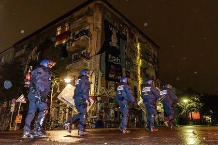 Räumung des Hausprojekts Liebig 34 in Berlin