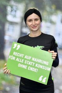 Fototermin der Welthungerhilfe in Berlin