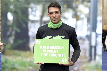 Fototermin der Welthungerhilfe in Berlin