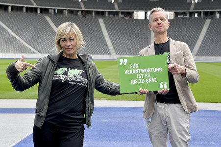 Fototermin der Welthungerhilfe in Berlin