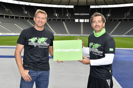 Fototermin der Welthungerhilfe in Berlin