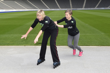 Fototermin der Welthungerhilfe in Berlin