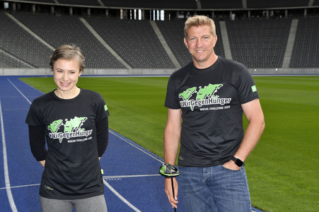 Fototermin der Welthungerhilfe in Berlin