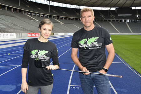 Fototermin der Welthungerhilfe in Berlin