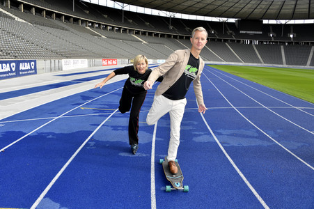 Fototermin der Welthungerhilfe in Berlin