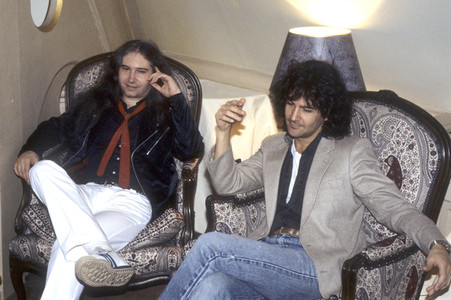 Pressetermin mit Billy Squier in London