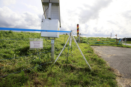 Wildschweinbarriere bei Görlitz