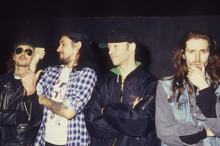 Photoshooting mit Zodiac Mindwarp and the Love Reaction in London