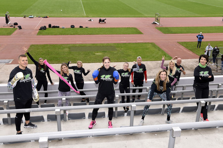 Fototermin der Welthungerhilfe in München