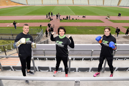 Fototermin der Welthungerhilfe in München