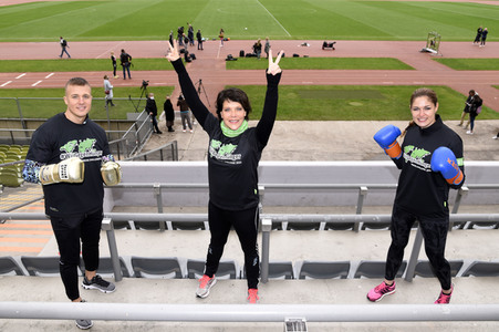 Fototermin der Welthungerhilfe in München