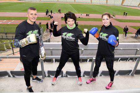 Fototermin der Welthungerhilfe in München