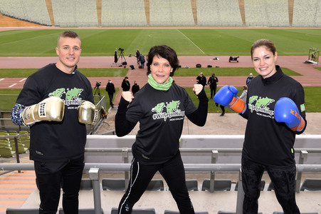 Fototermin der Welthungerhilfe in München